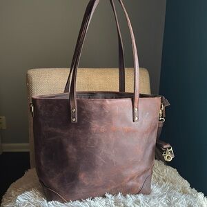 S Zone leather bag